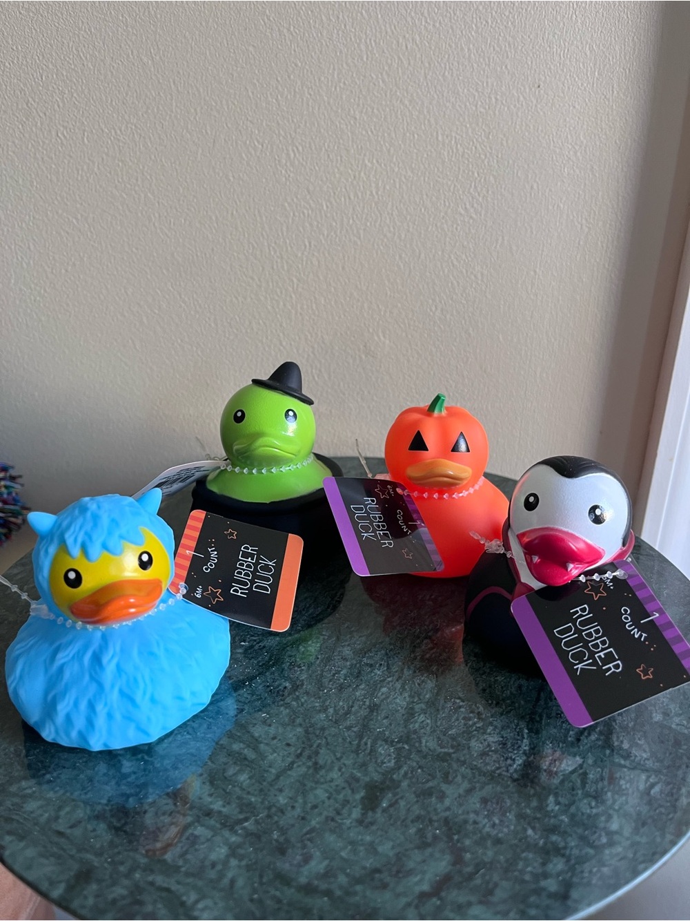 Target Halloween Rubber Ducks - set of 4, NWT